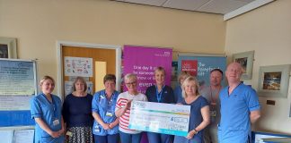 DGRI renal unit welcomes £535 donation