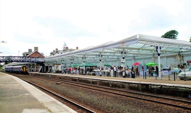 Service as usual for Dumfries Farmers’ Market during train station improvement works