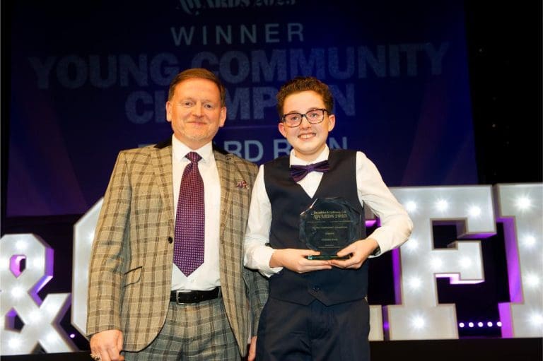 Edward Ryan’s Inspiring Dedication Recognised: Young Community Champion Award Presented by Cunninghame Housing Association