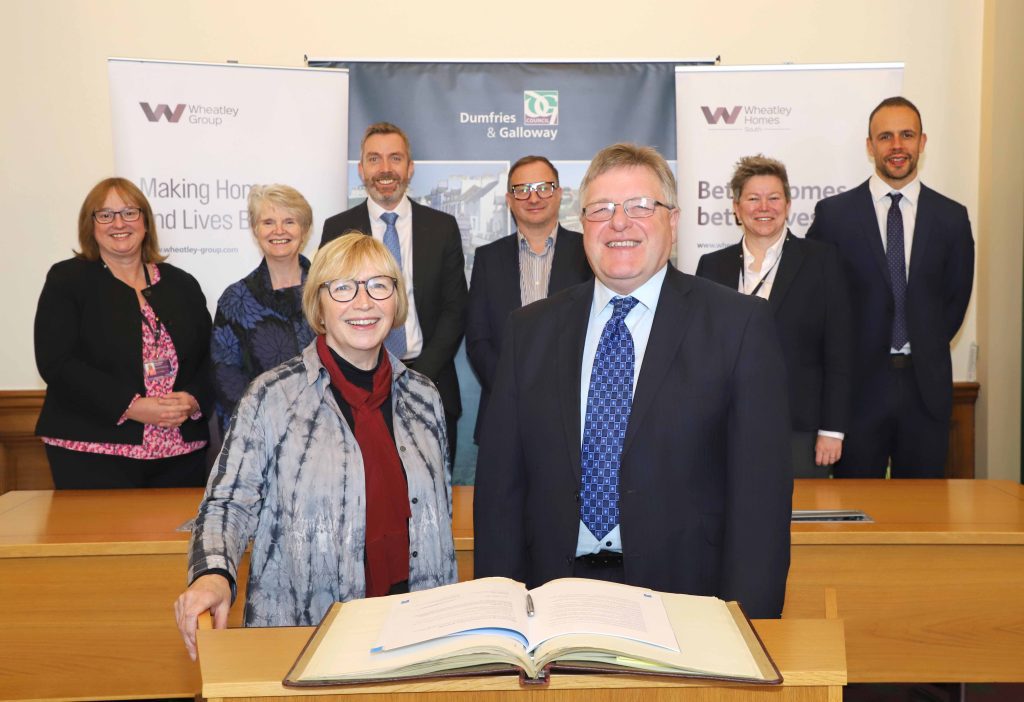 Milestone agreement between Wheatley Homes South and Dumfries and Galloway Council