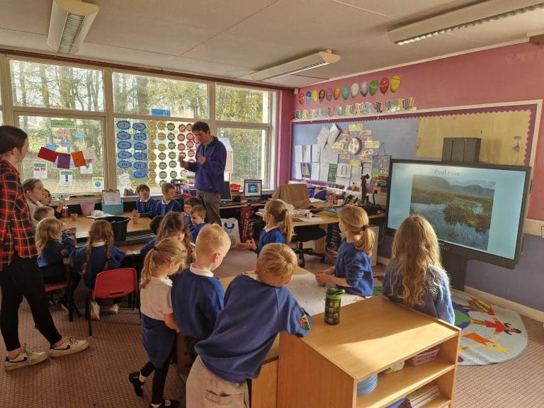 Next Generation Of Galloway’s Sessile Oak Acorns Planted By Springholm Primary School