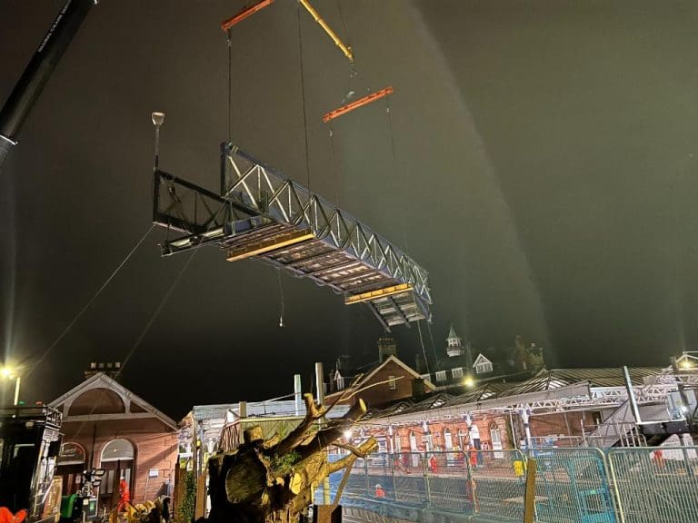 Dumfries Station Progress Report: Footbridge Officially Removed