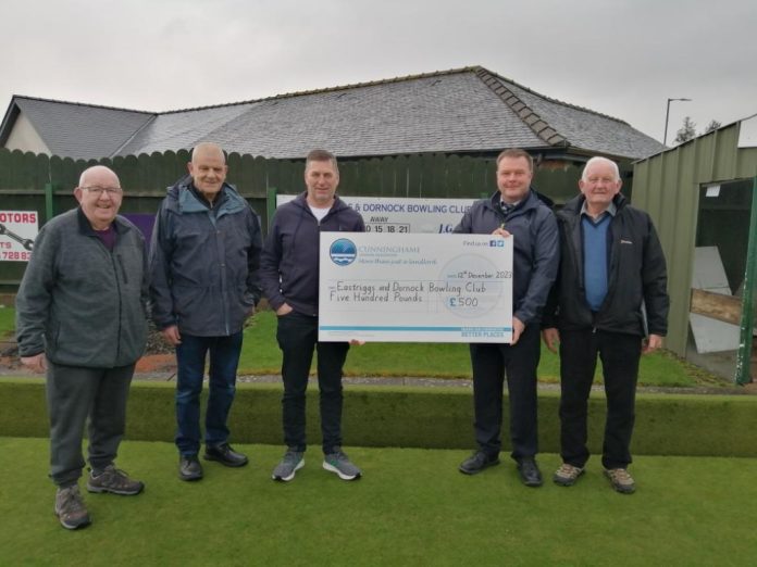 Cunninghame Housing Association Support Eastriggs & Dornock Bowling Club