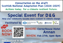 DG is 1 of only 5 sites in Scotland chosen for special SNAP3 Climate Meetings