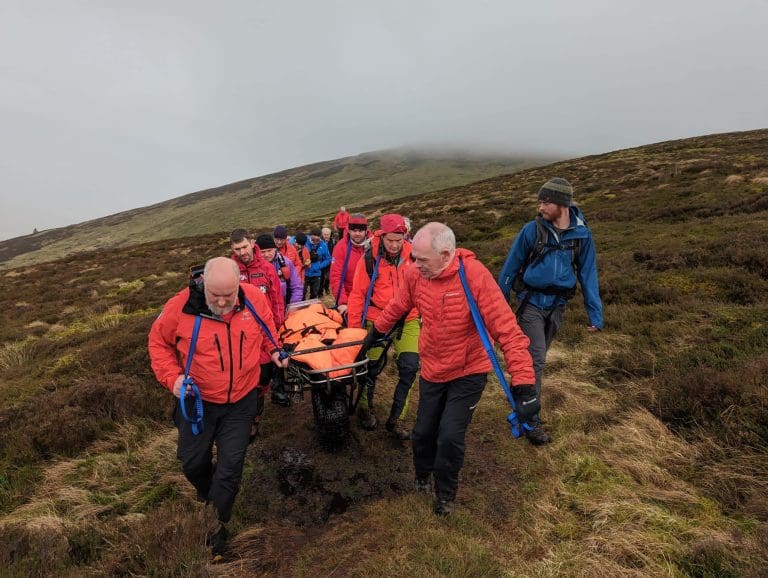 Injured Walker Rescued Off Criffel