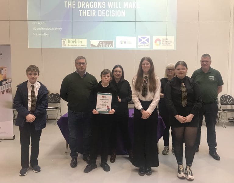 GREEN SOCIAL ENTERPRISE LAUNCH FOR DUMFRIES SCHOOLS