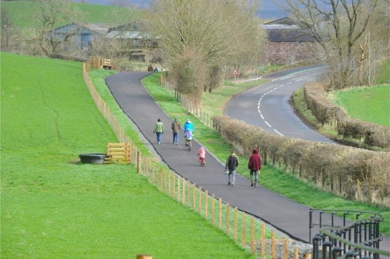 Keir Penpont and Tynron Development Trust Celebrate Opening of Phase 1a of Penpont to Thornhill Active Travel Path