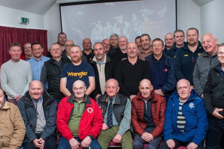 Portpatrick RNLI lifeboat station celebrates volunteer service.