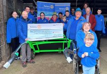 LOCAL ROTARY CLUBS RAISE £3000 TO HELP DISABLED CARRIAGE DRIVERS