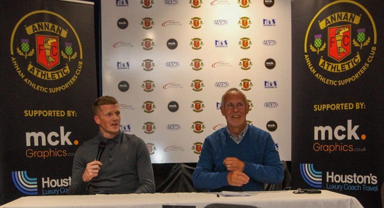 Annan Athletic Fans Bid To Build £25k Wullie’s War Chest For New Boss Gibson