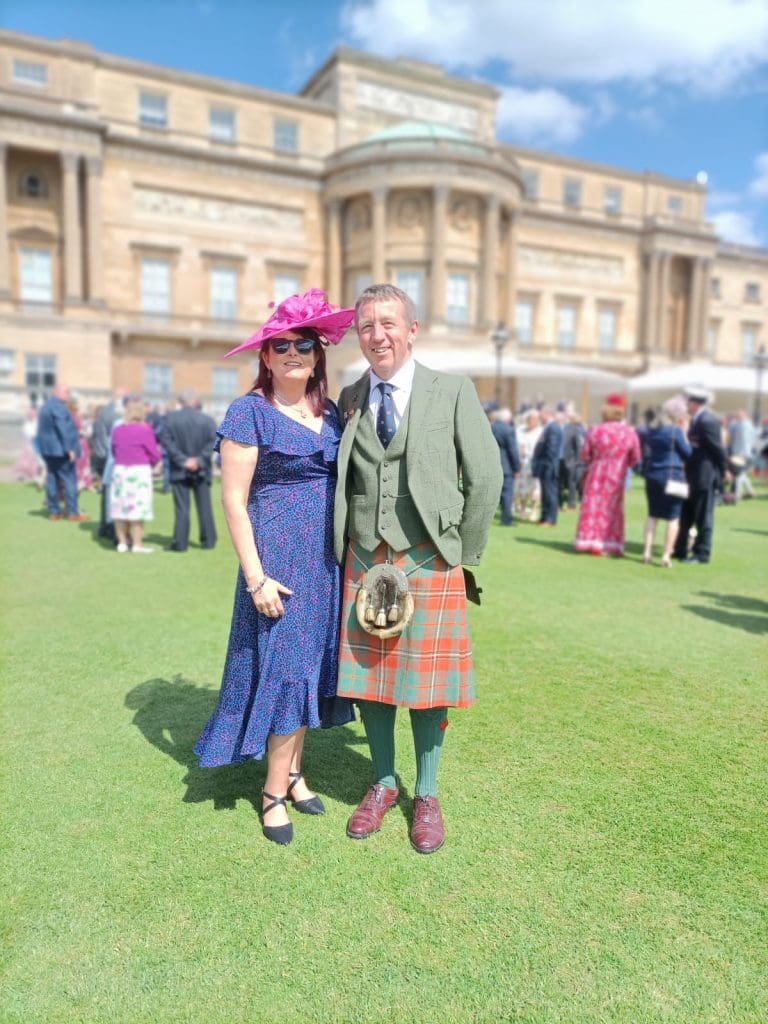 Portpatrick volunteers celebrate 200 years of the RNLI at Buckingham Palace