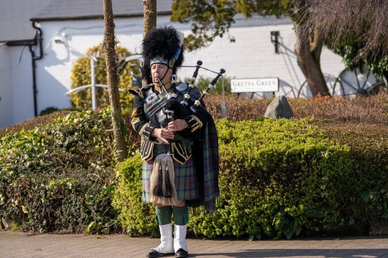 Gretna Green Piper Celebrates 60th Year of Piping