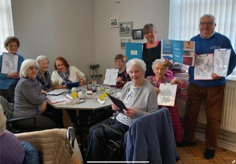 Annan & District Rotary Donates Mindfulness Colouring Kits to Local Community Clubs