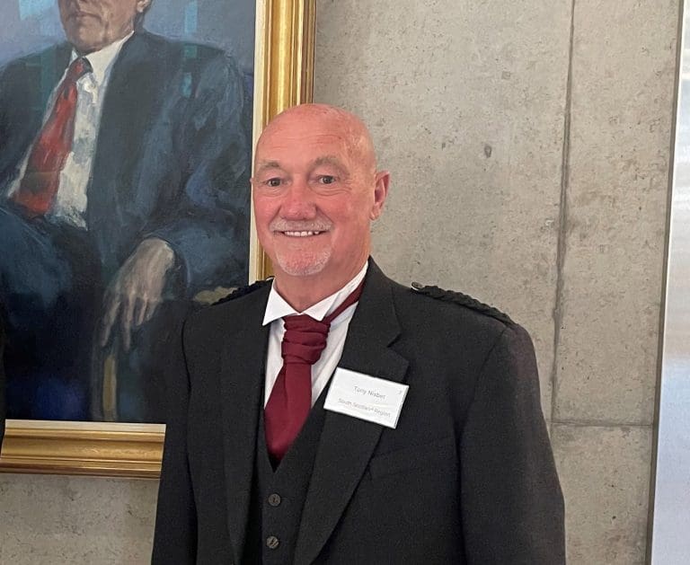 Annan’s Tony Nisbet Nominated As Local Hero At Event To Celebrate 25th Anniversary Of The Scottish Parliament