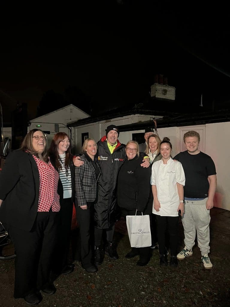 Gretna Green Welcomes Paddy McGuinness During 300-Mile Charity Ride for Children in Need