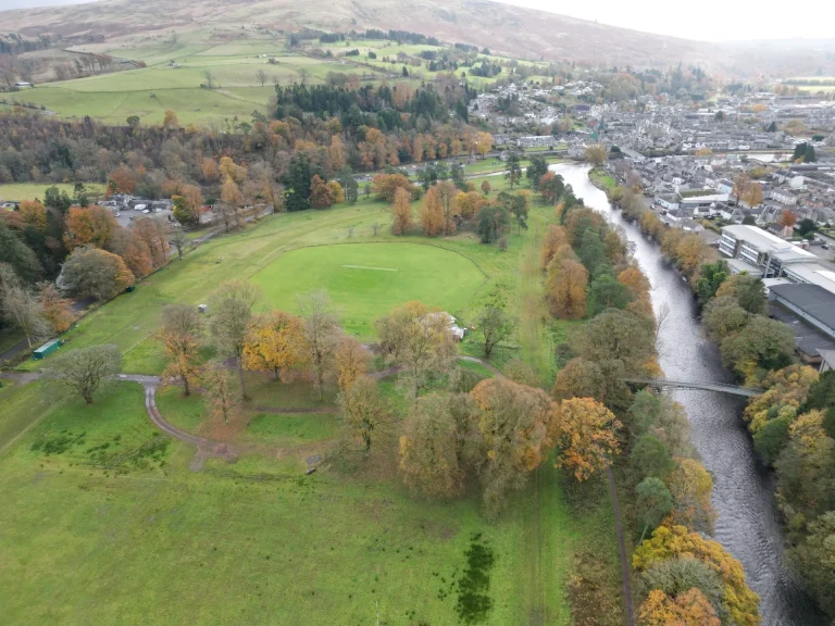 Historic Land Transfer At Castleholm In Langholm