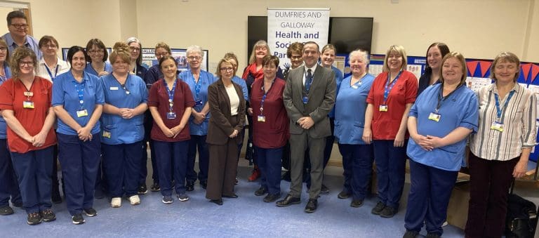 Country’s Top Nurse Hails Dumfries and Galloway’s NHS staff