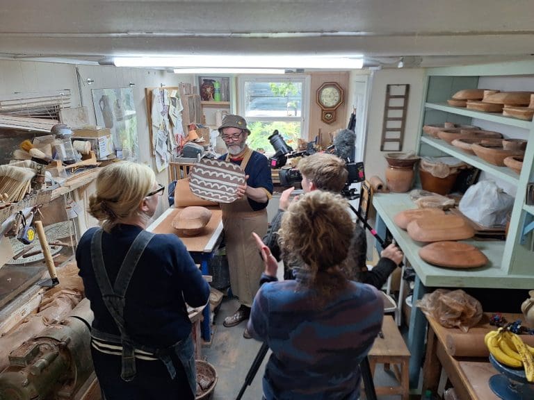 Triple TV Apperances This week for Local Potters