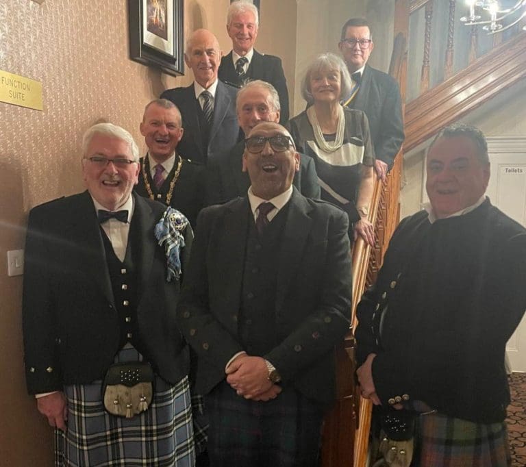 Full House For Incorporated Trades Burns Supper