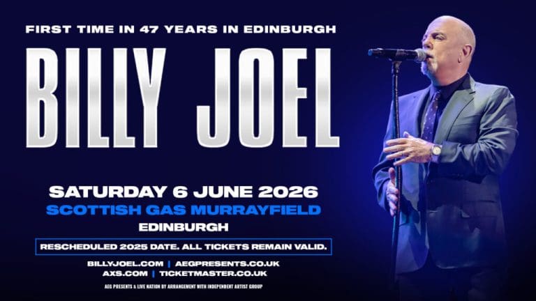 BILLY JOEL'S SCOTTISH CONCERT AT MURRAYFIELD, EDINBURGH POSTPONED