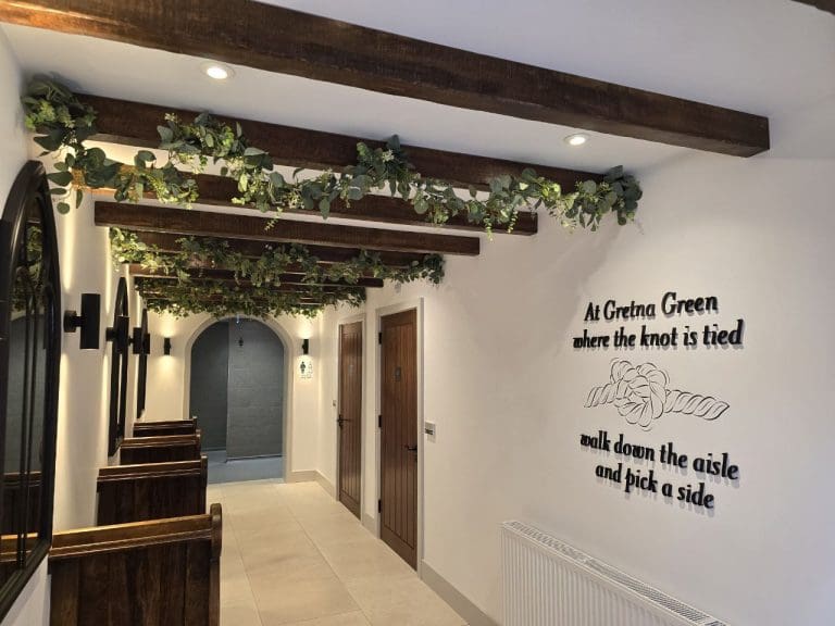 Best Toilets in the UK? Gretna Green Unveils £300,000 Renovation of Wedding-Themed Toilets