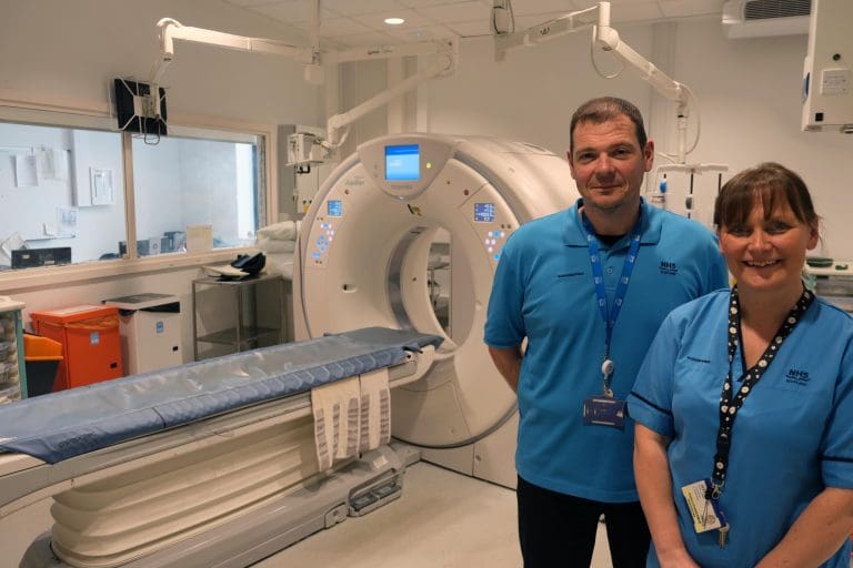 Second CT scanner for DGRI