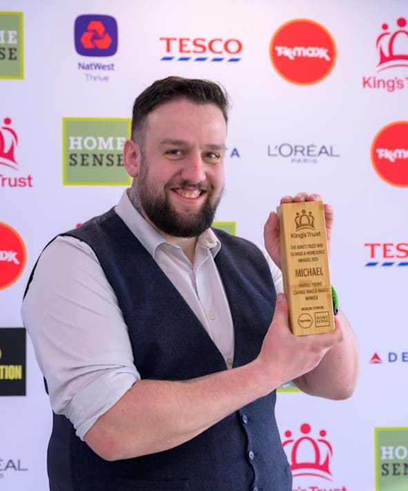 Dumfries & Galloway Man Wins Kings Trust Young Change Maker Award