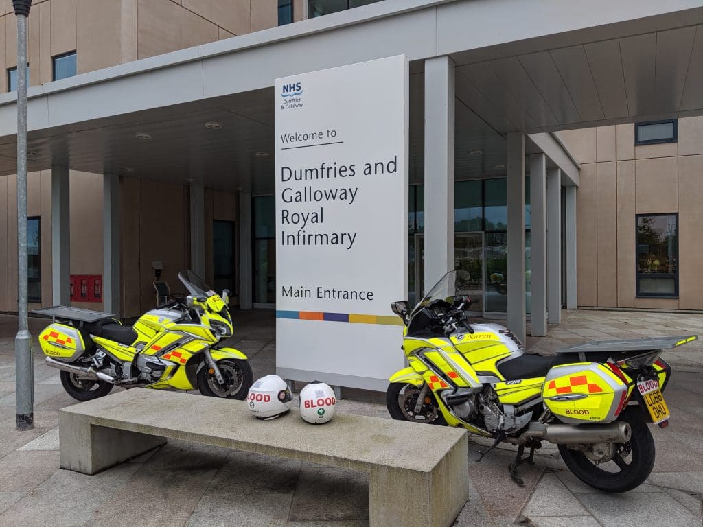 Dumfries and Galloway Blood Bikes Celebrate 10 Years and 2 Million Miles of Life-Saving Service