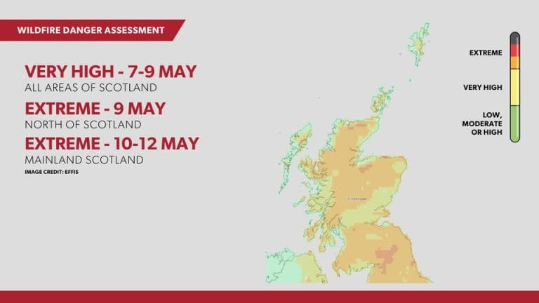 Dumfries & Galloway at Extreme Risk of Wildfire