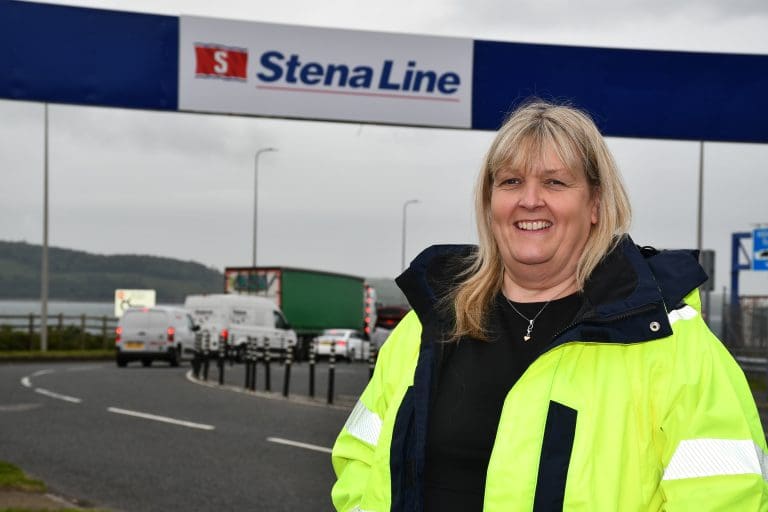Stranraer’s Lesley Fletcher has been with Irish Sea ferry operator for 32 years
