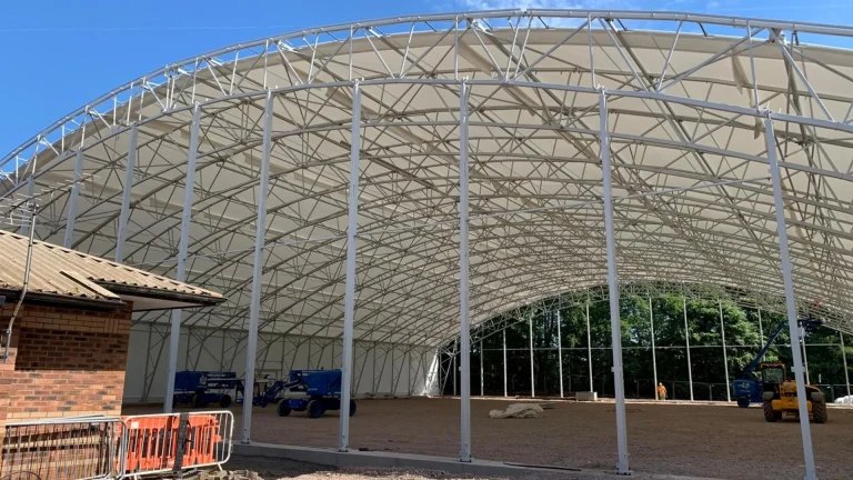 Dumfries Multi Million Pound indoor tennis centre Construction On Schedule