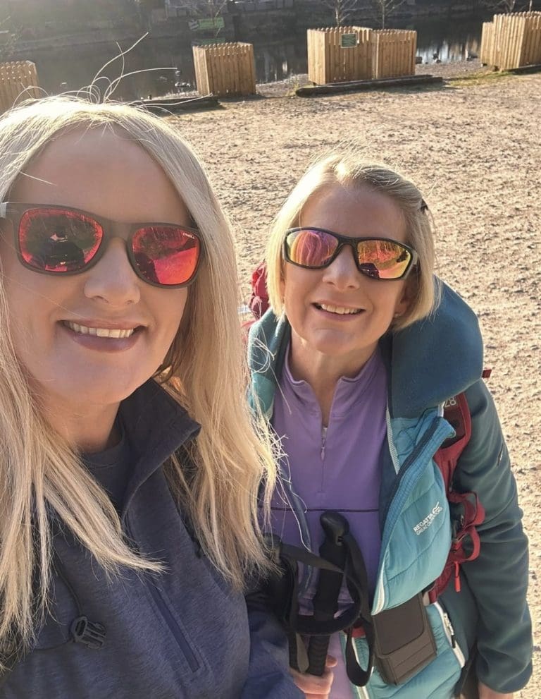 Langholm Academy Headteacher and Depute Headteacher take on Cateran Yomp!