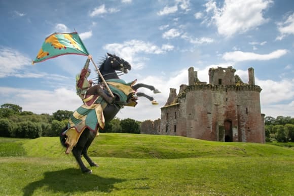 Spectacular Jousting returns to Caerlaverock Castle