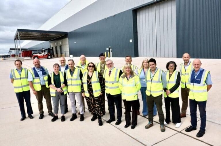 MPs Tour MoD’s Giant  New State of the Art Longtown Storage Hub