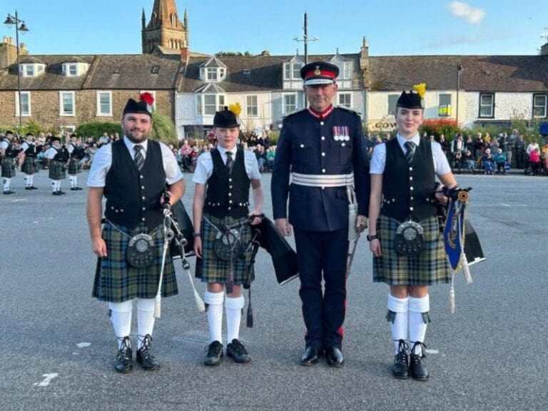 Busy Summer For Kirkcudbright Pipe Band