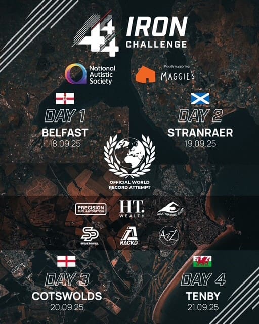 Stranraer Set For World's-First 444 Iron Challenge for Charity