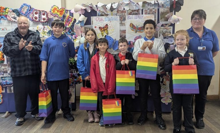 Butterfly Art Winners Take Centre Stage at Annan Day Centre