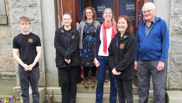 Astronomer Royal for Scotland Visits Kirkcudbright Dark Space Planetarium