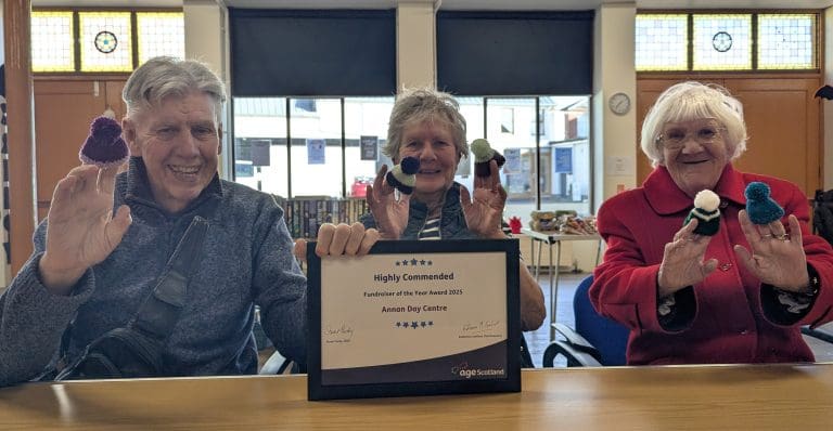 Age Scotland Highly Commended Award to Annan Day Centre