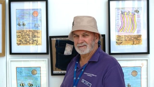 Local Volunteer’s Art Brings Message of Hope to DGRI