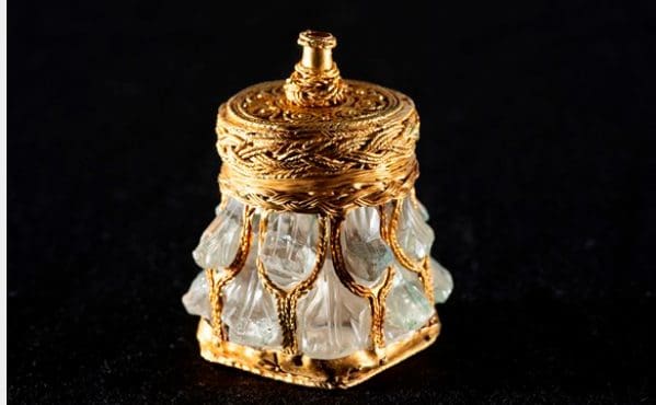 Galloway Hoard Crystal Jar Goes On Display at Kirkcudbright