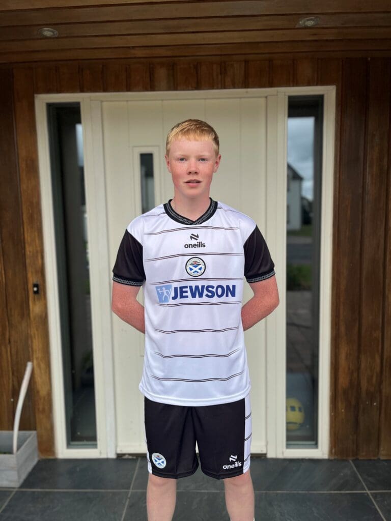 Castle Douglas Pupil, George Scores With Football Acheivement