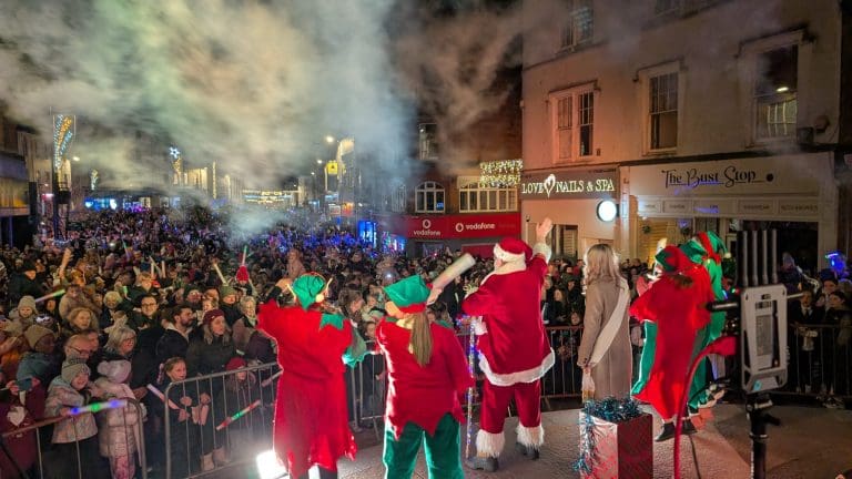 Dumfries Packs Out the High Street for Christmas Lights Switch On