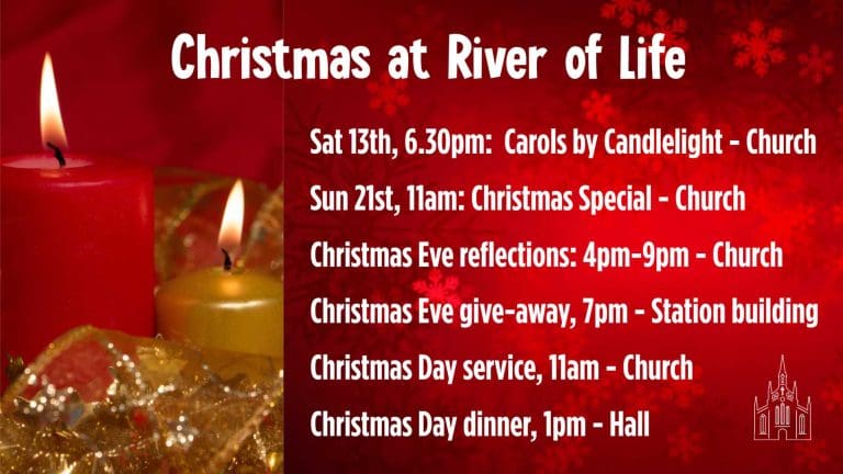 Christmas Day Dinner, Food Giveaway, Reflective drop-in and Morning Service in Dumfries