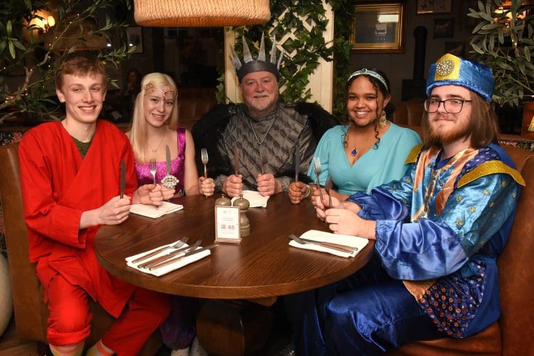 Aladdin Stars Help Raise The Curtain At Dumfries’ New Pre-Theatre Venue