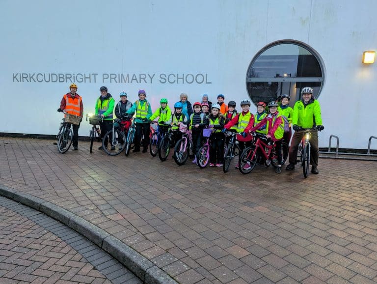 Boost For Kirkcudbright Primary School Bike Bus