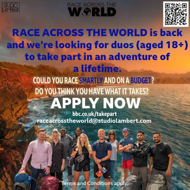 SCOTTISH CONTESTANTS NEEDED FOR NEW SERIES OF RACE ACROSS THE WORLD