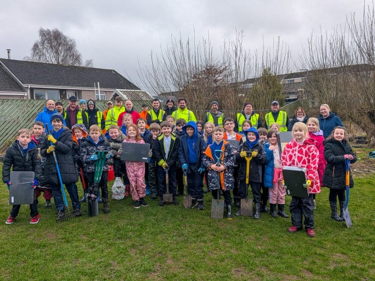Sanquhar Primary Garden Transformed Thanks To Dumfries And Galloway Volunteers