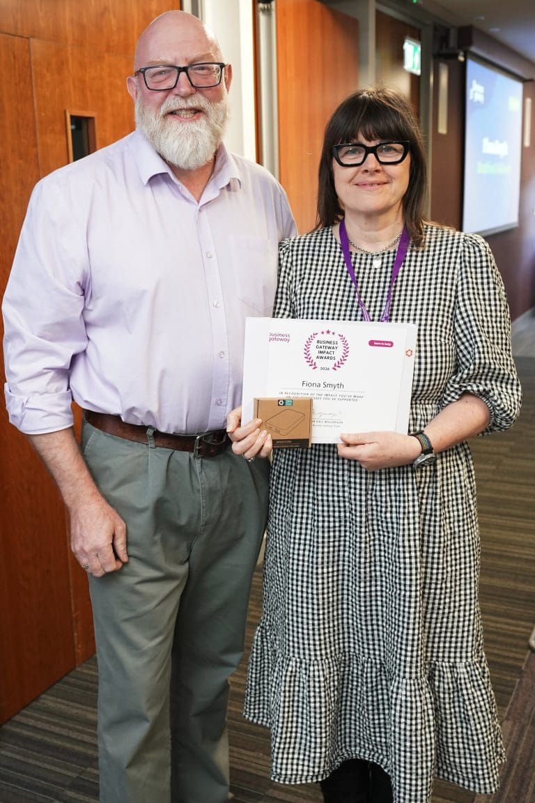 Dumfries & Galloway Business Adviser Receives Business Gateway Impact Award