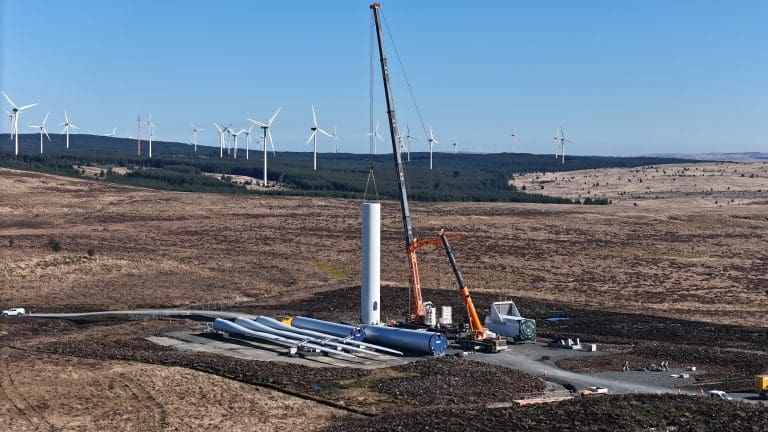 Stranoch Wind Farm Reaches Key Stage With Start Of Main Turbine Installation